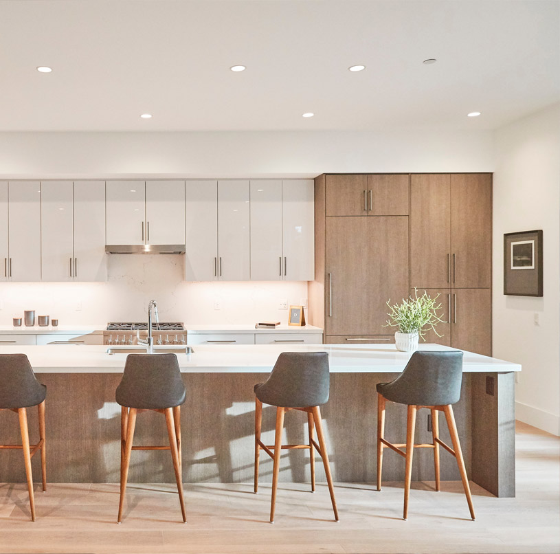 Model home kitchen